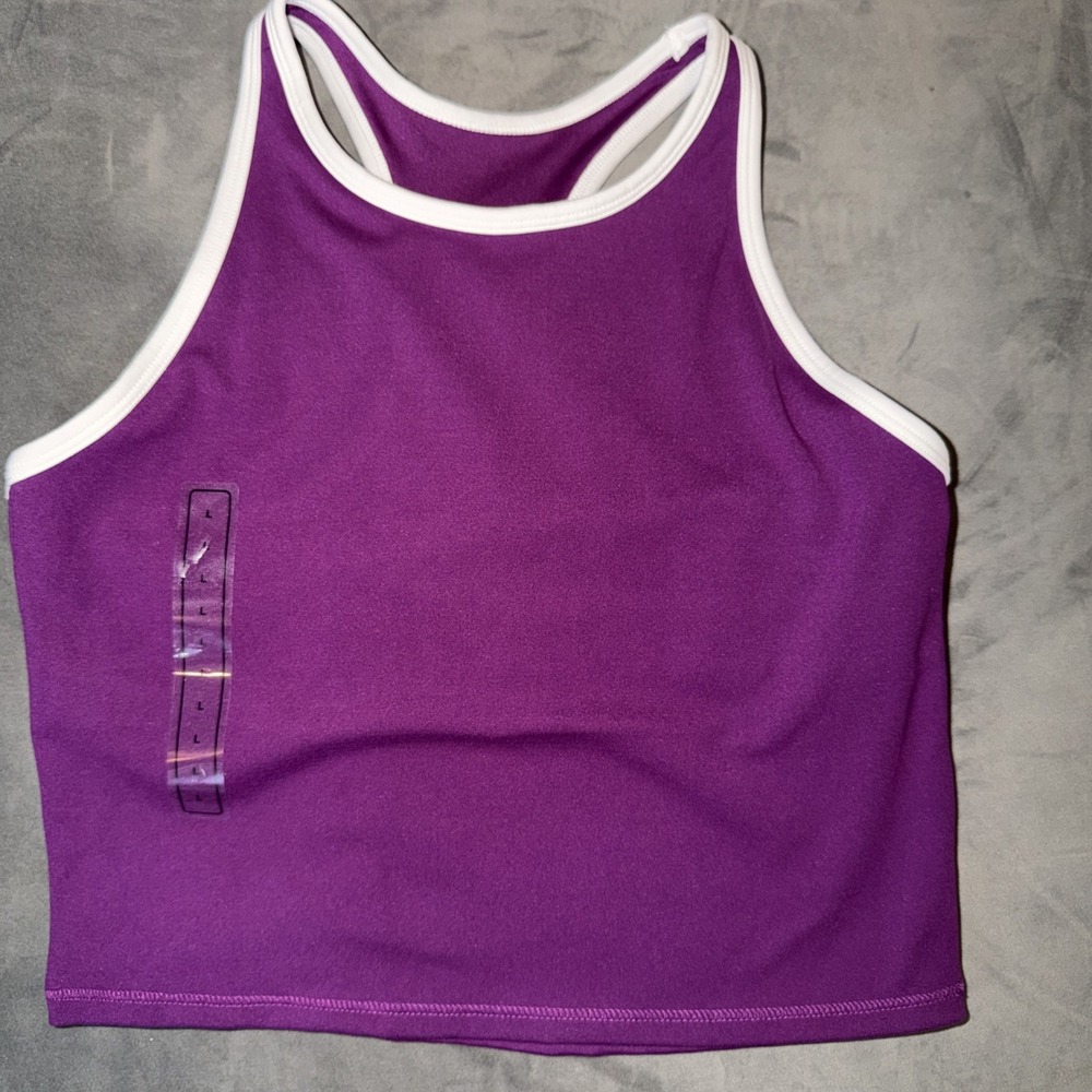DSG Girls Purple Momentum Bra Tank-Bound Vibrant Violet Sz L